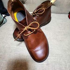 Dr. Martens Brown Leather Lace-Up Ember Mid Top Chukka Boots Mens Size 11 AW004